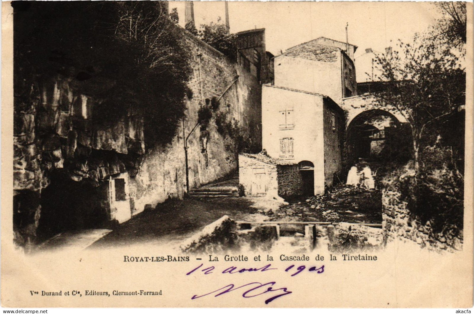 CPA Royat-les-Bains La Grotte Et La Cascade (1390118) - Royat