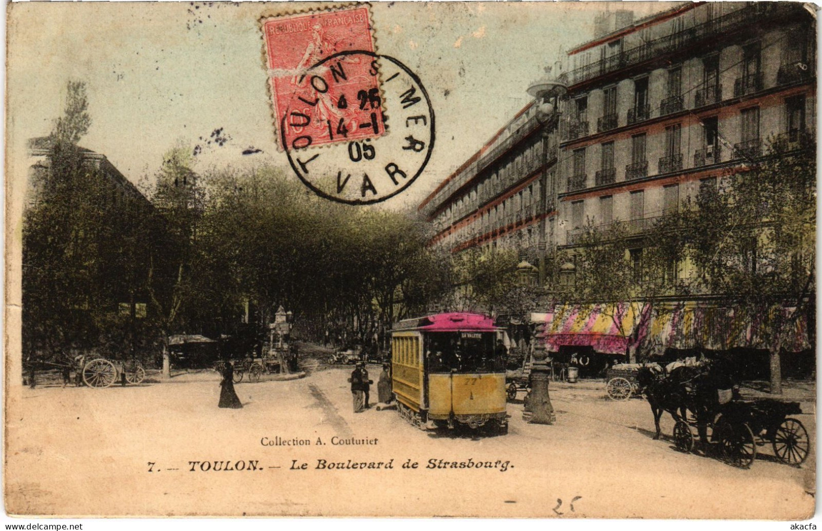 CPA Toulon Le Boulevard De Strasbourg (1391039) - Toulon