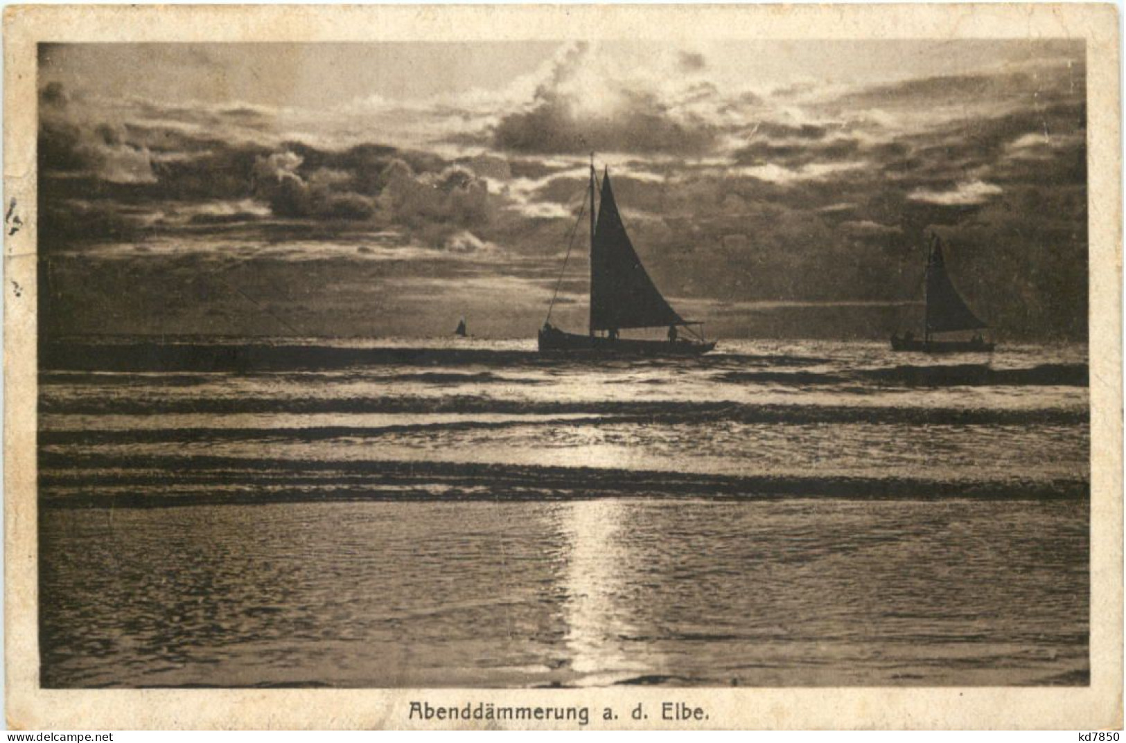 Harburg - Abenddämmerlung An Der Elbe - Harburg