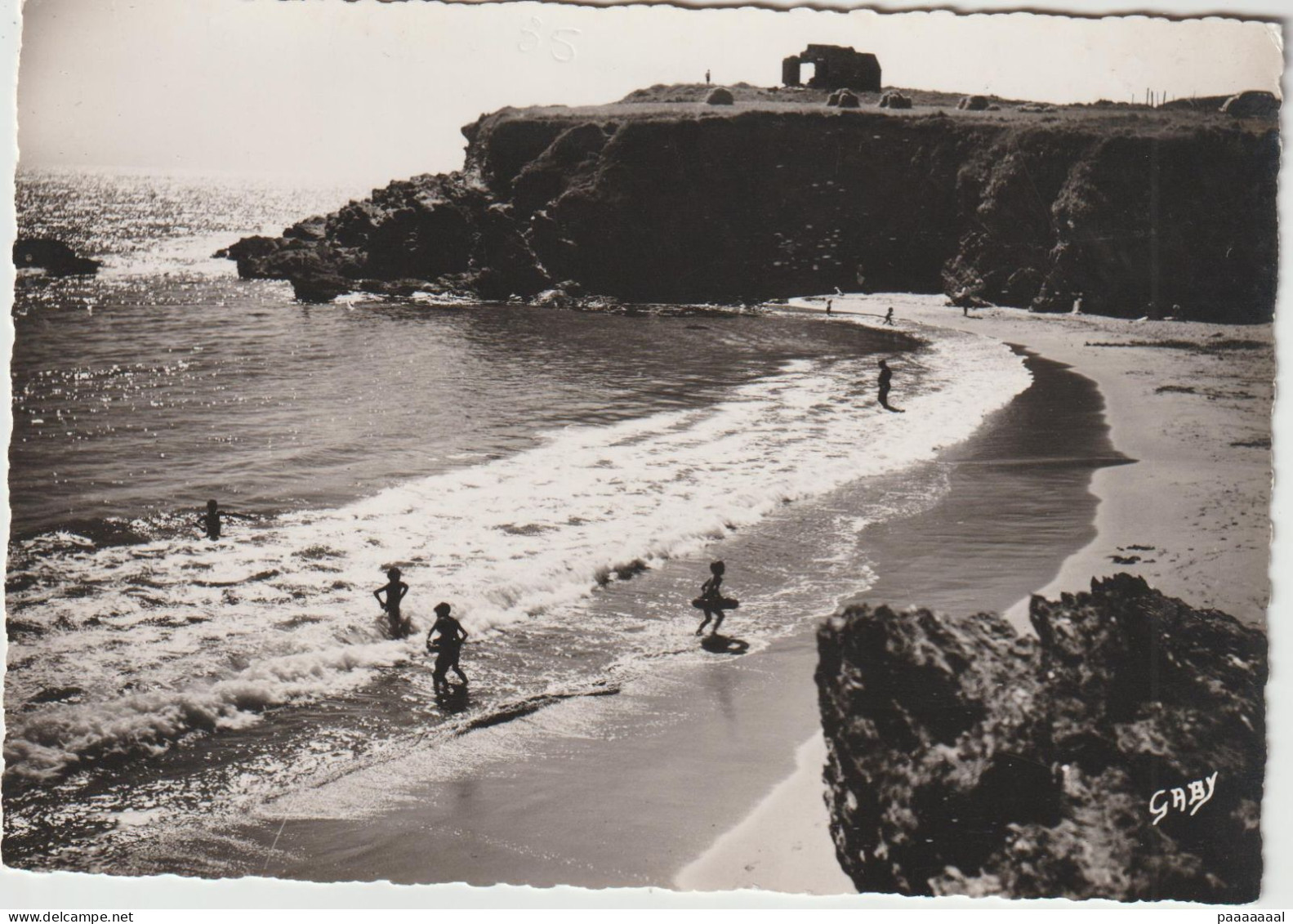 LE POULDU  LA PLAGE DE BELLANGENT - Le Pouldu