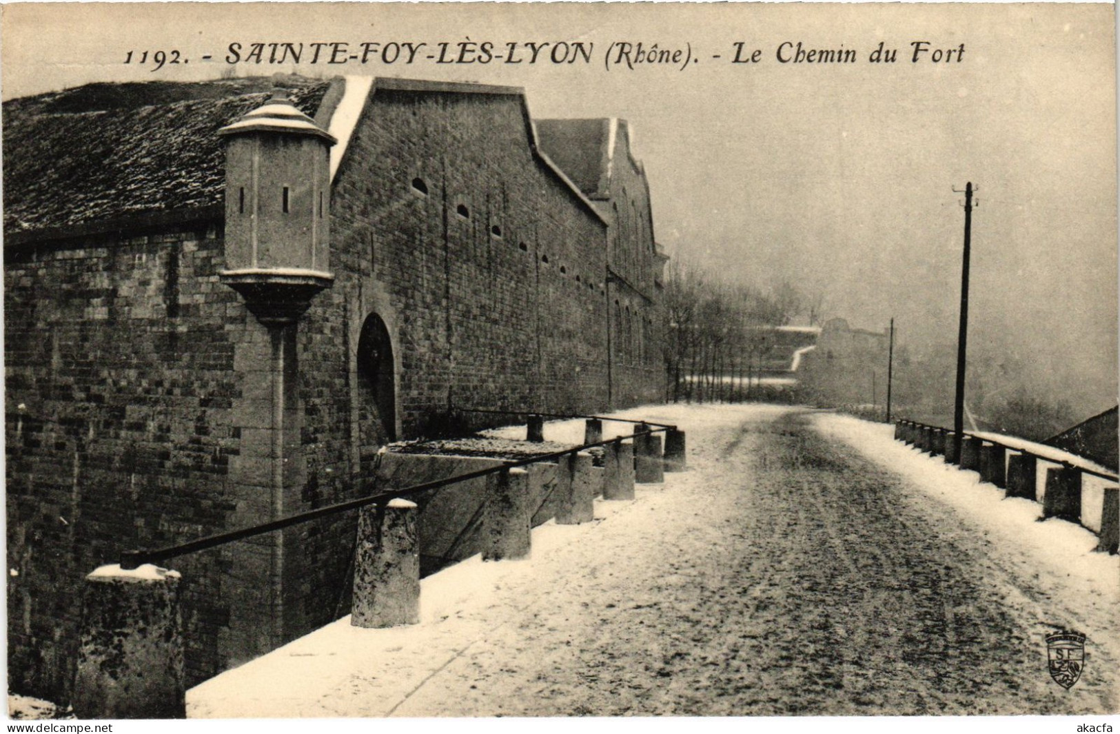 CPA Ste-Foy-les-Lyon Le Chemin Du Fort (1390569) - Otros & Sin Clasificación