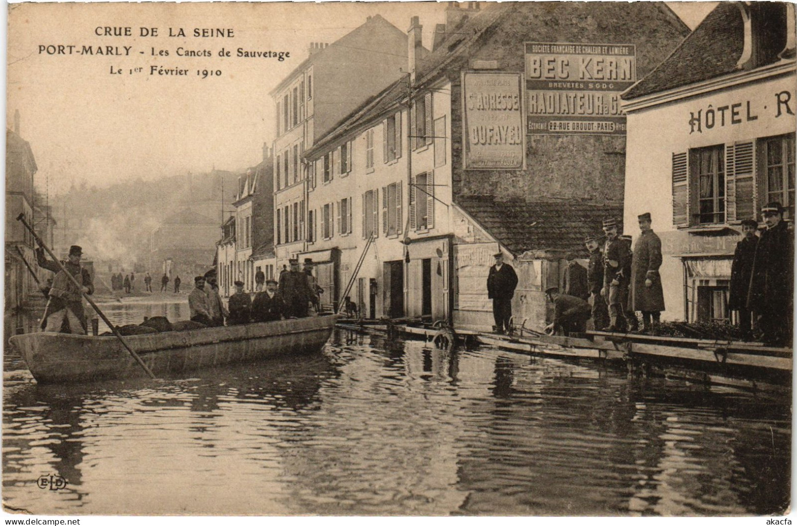 CPA Port-Marly Canots De Sauvetage Inondations (1390957) - Autres & Non Classés