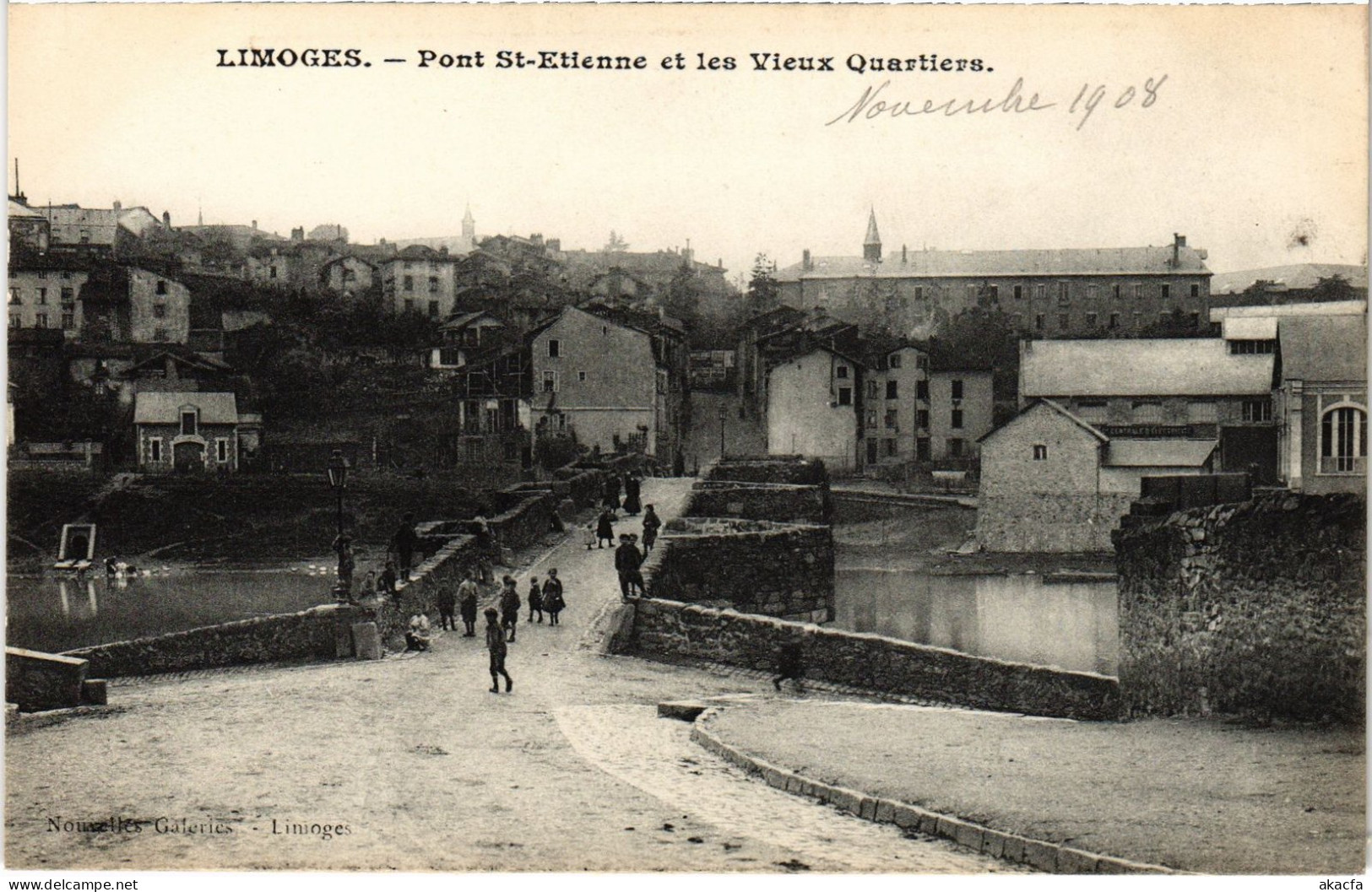 CPA Limoges Pont St-Étienne Vieux Quartiers (1391081) - Limoges