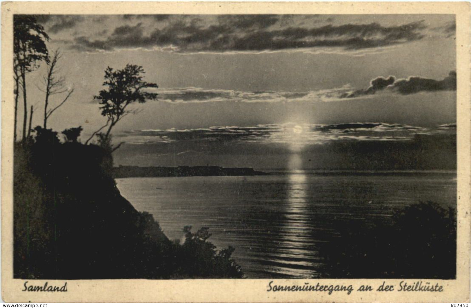 Samland - Sonnenuntergang - Ostpreussen - Ostpreussen