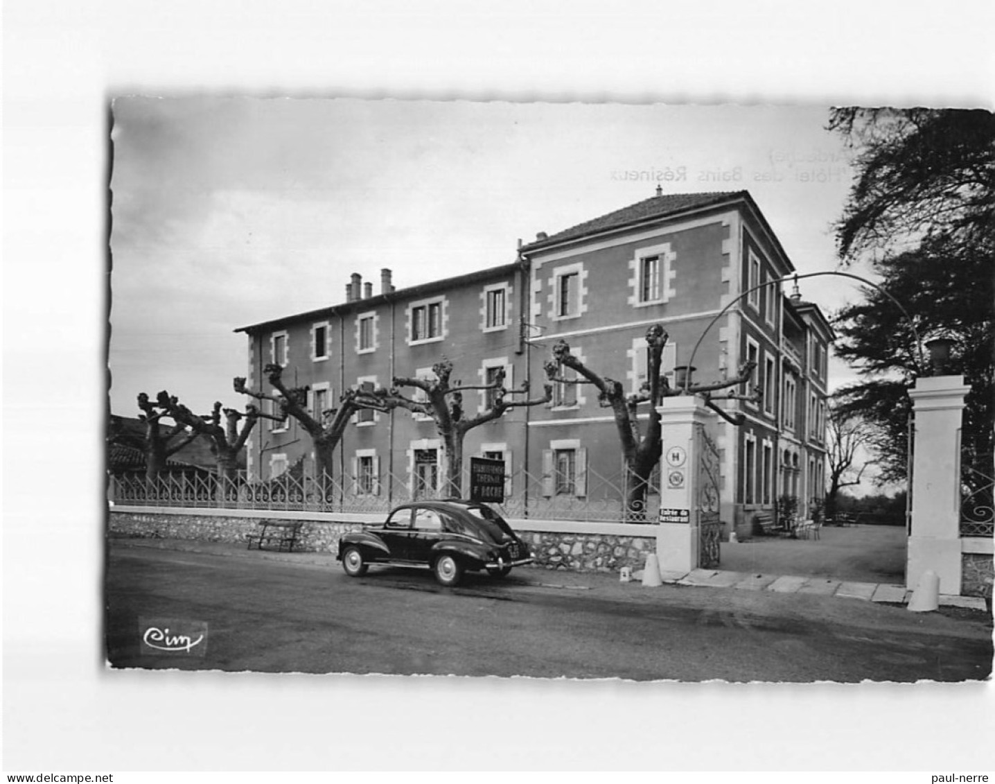 SAINT PERAY : Entrée De L'Hôtel Des Bains Résineux - Très Bon état - Saint Péray