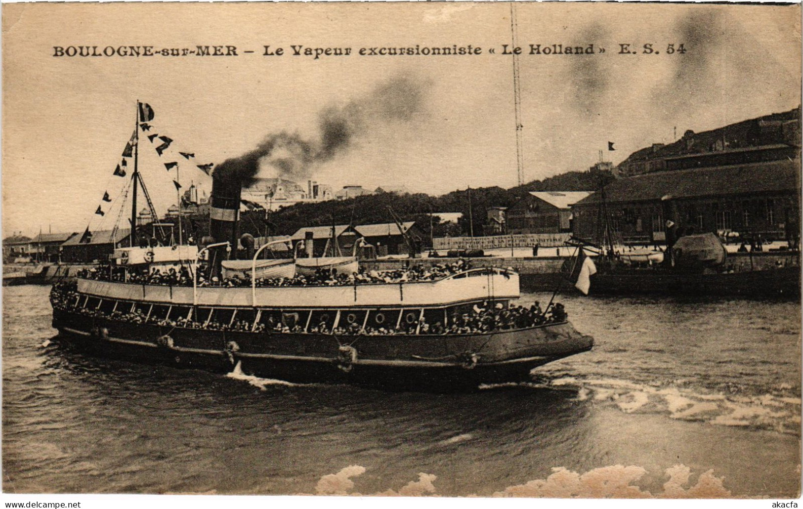 CPA Boulogne-sur-Mer Vapeur Excursionniste Le Holland Ships (1279973) - Boulogne Sur Mer