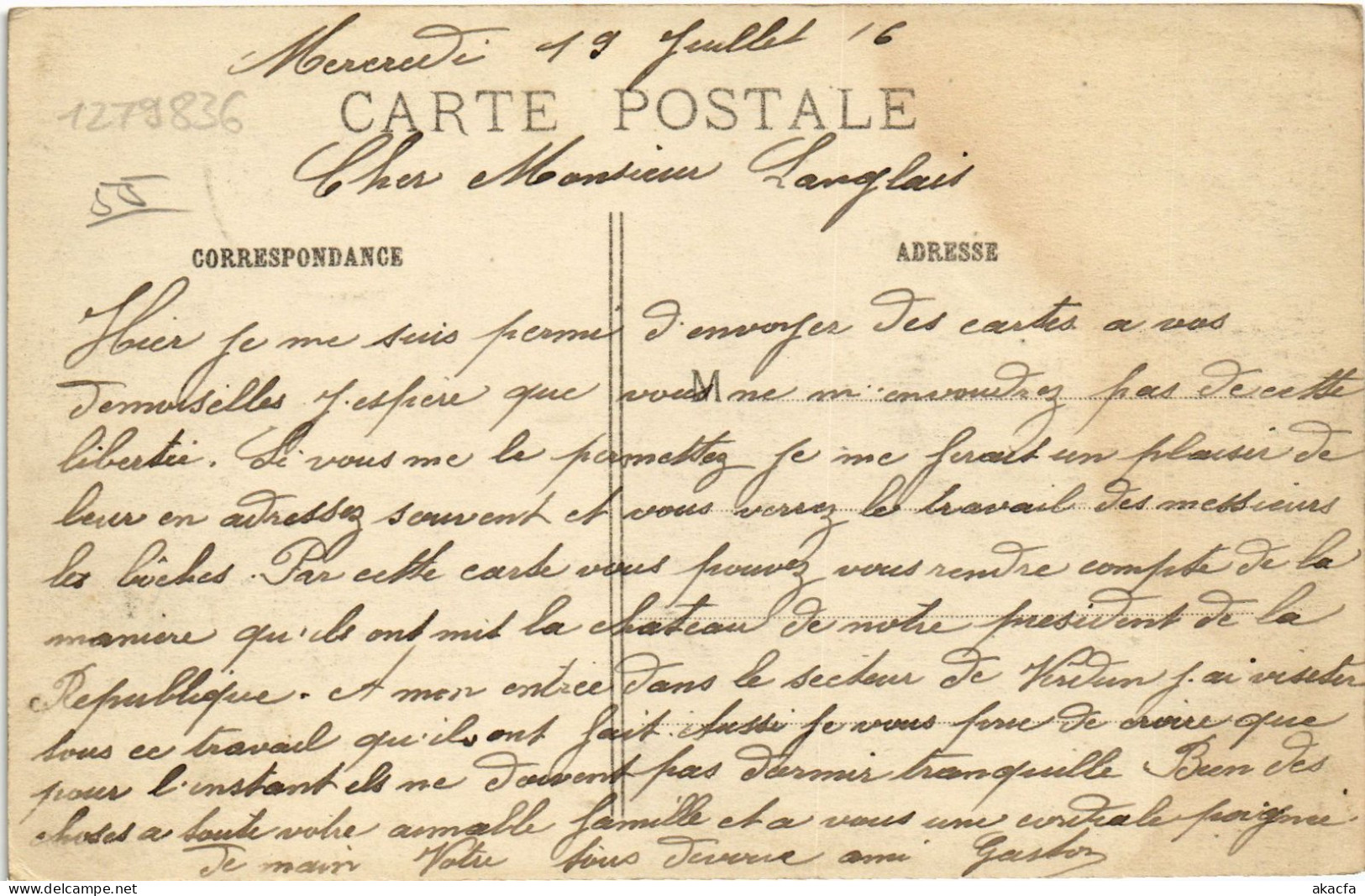 CPA Sampigny Le Chateau De M. Poincaré Guerre (1279836) - Autres & Non Classés