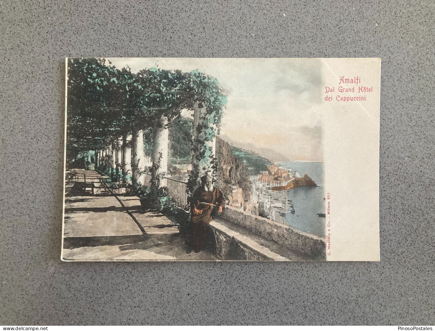 Amalfi - Dal Grand Hotel Dei Cappuccini Postale Postcard - Salerno