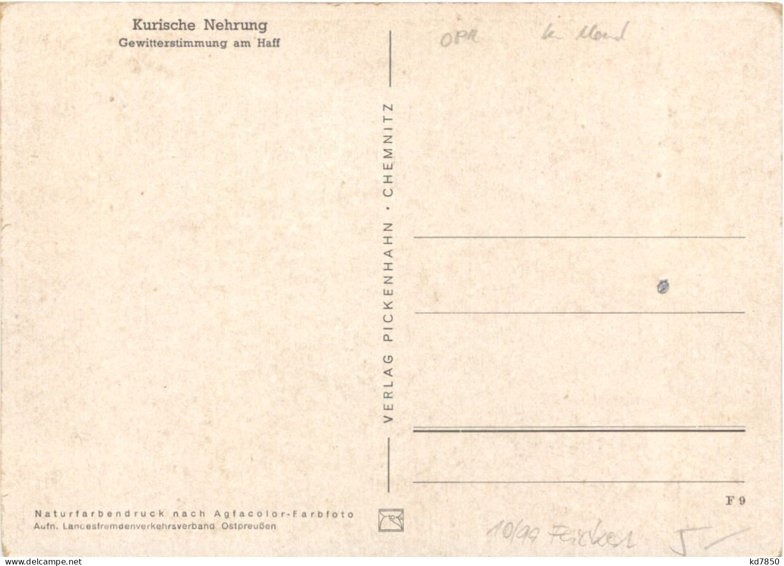 Kurische Nehrung - Ostpreussen - Ostpreussen