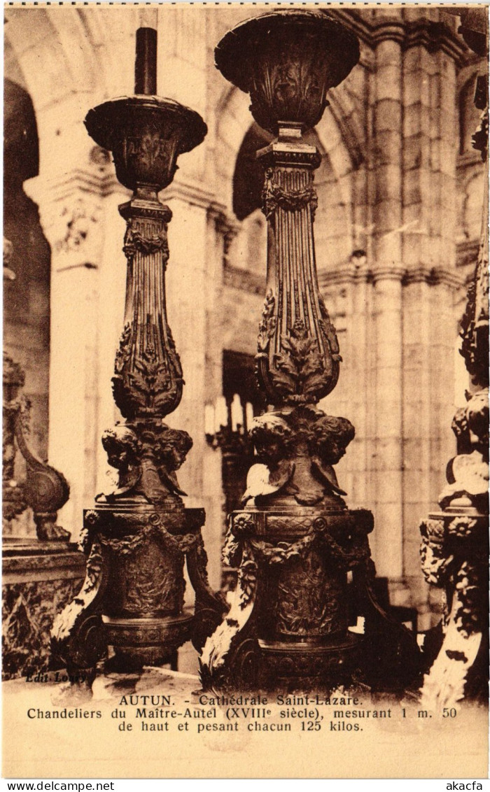 CPA Autun Cathedral Chandeliers (1390596) - Autun