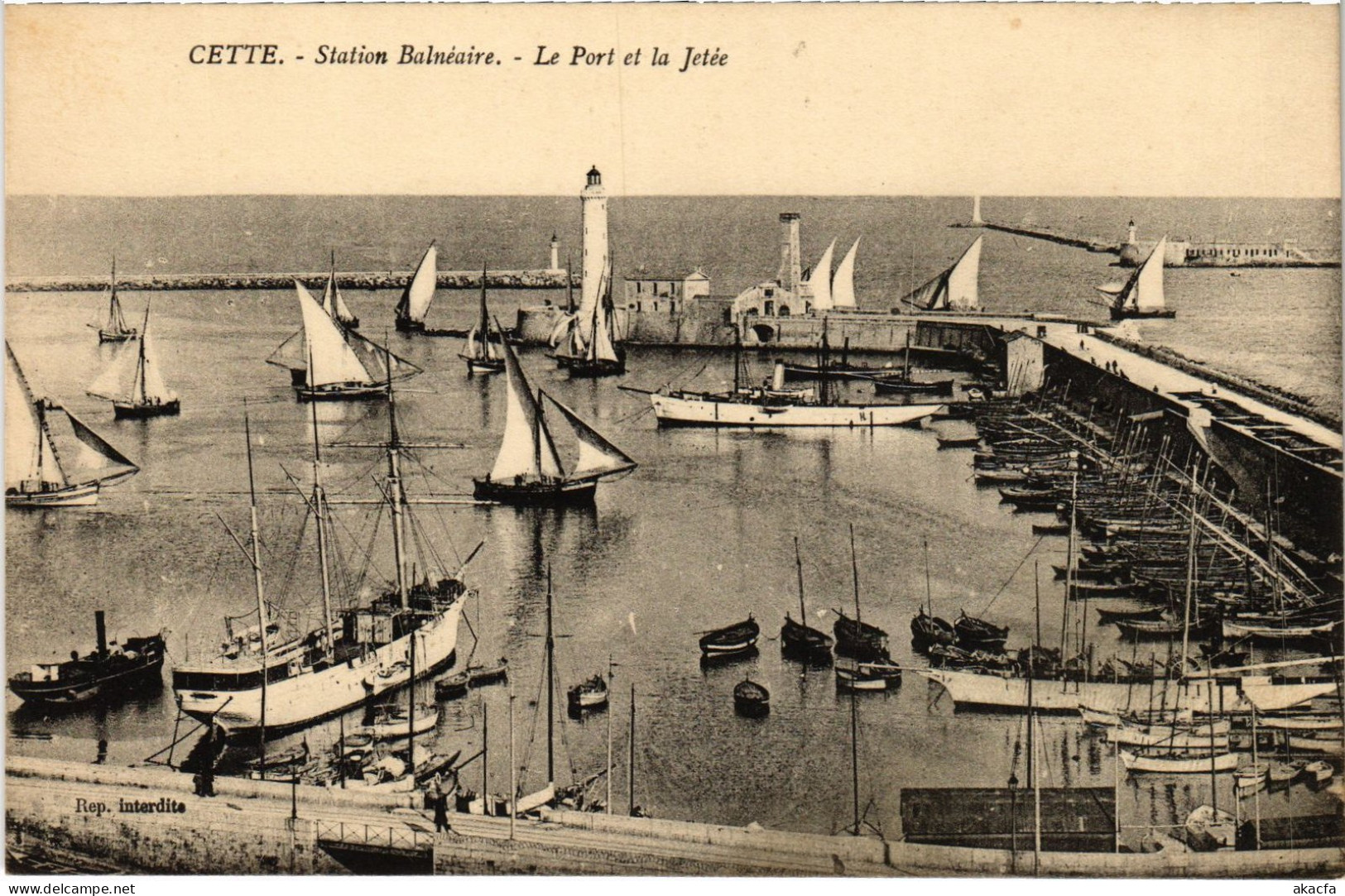 CPA Cette Le Port Et La Jetée (1390199) - Sete (Cette)