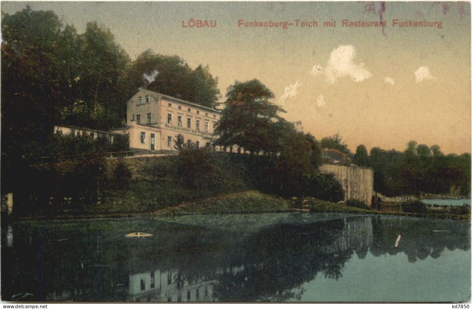 Löbau In Sachsen - Funkenburg Teich - Loebau