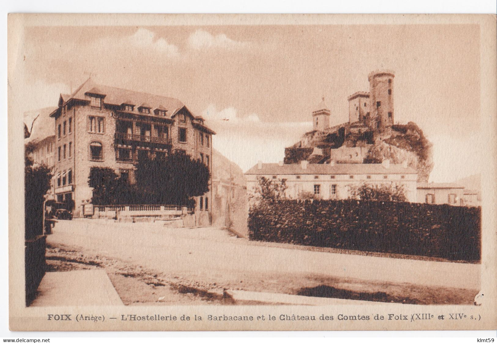 Foix - L'Hostellerie De La Barbacane Et Le Château Des Comptes De Foix - Foix