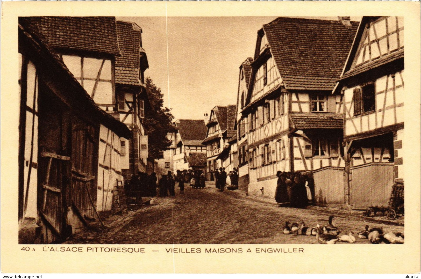 CPA Alsace Engwiller Vieilles Maisons (1390412) - Andere & Zonder Classificatie