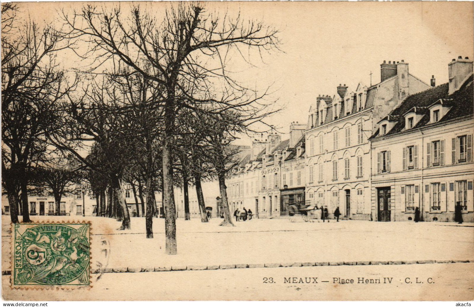 CPA Meaux Place Henri IV (1390897) - Meaux