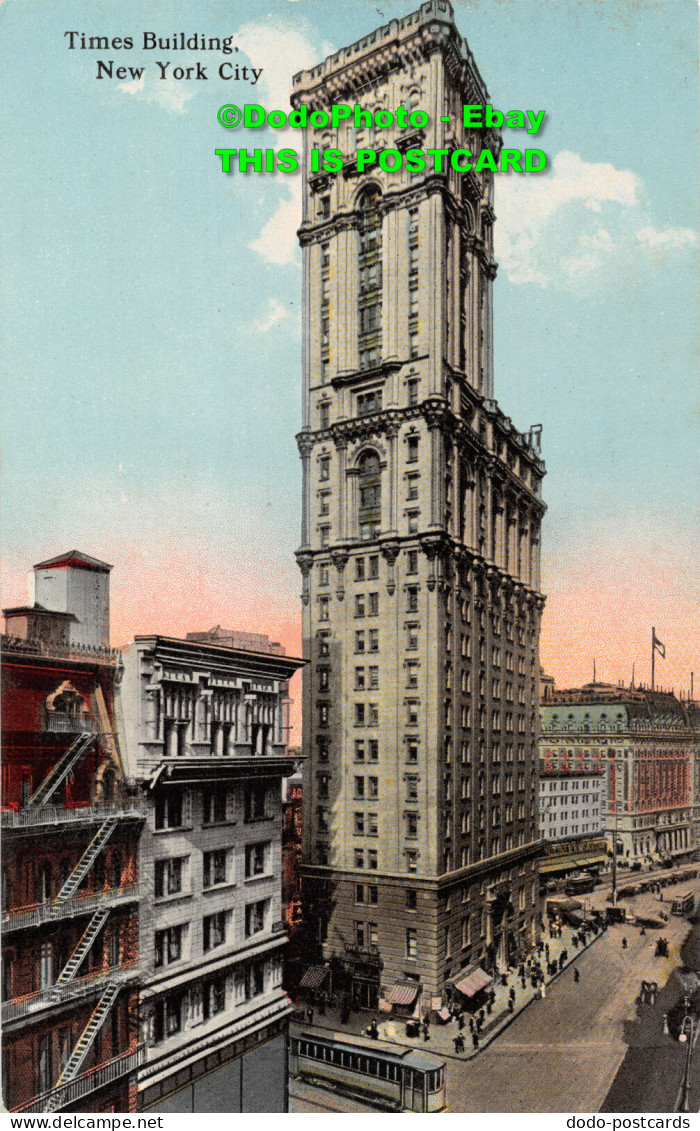 R419984 New York City. Times Building. American Art Publishing. H. Finkelstein - World