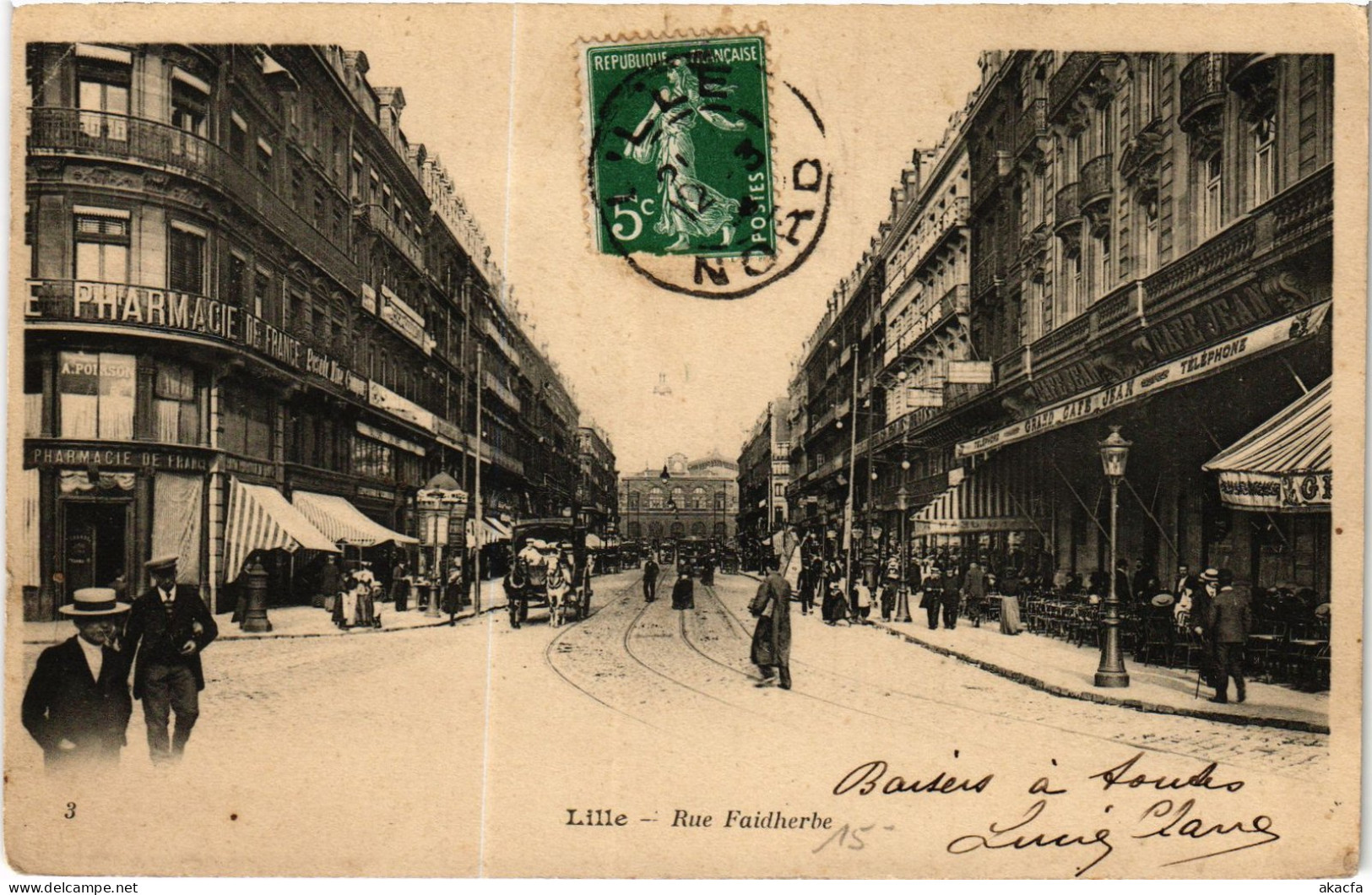 CPA Lille Rue Faidherbe (1279899) - Lille