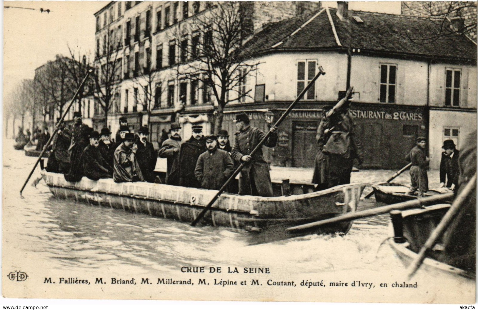 CPA Ivry Politiciens Inondations (1391254) - Ivry Sur Seine