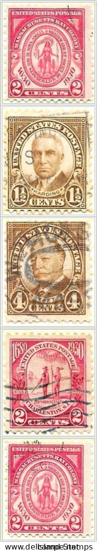 USA 1930 Nine Values #682-#689 Used - Used Stamps