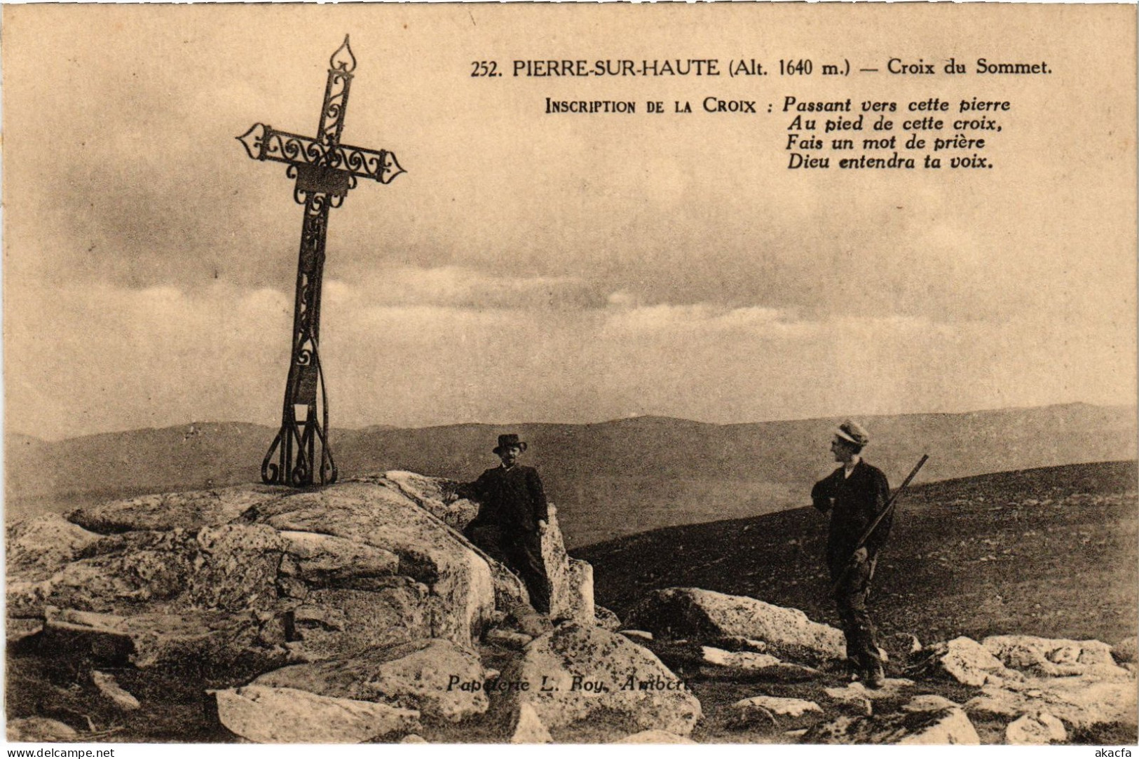 CPA Pierre-sur-Haute Croix Du Sommet (1390103) - Andere & Zonder Classificatie