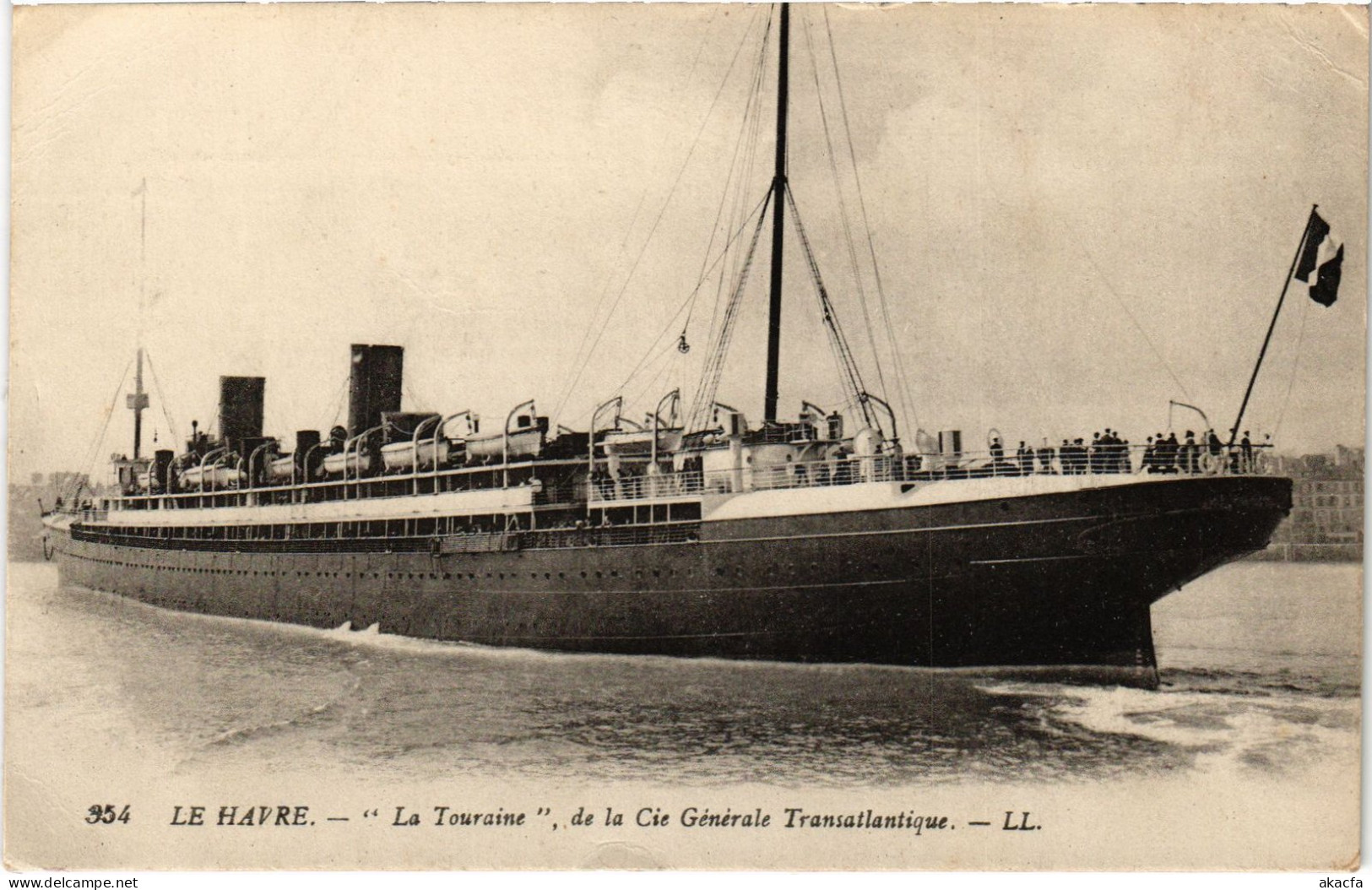 CPA Le Havre Paquebot La Touraine Ships (1390844) - Zonder Classificatie