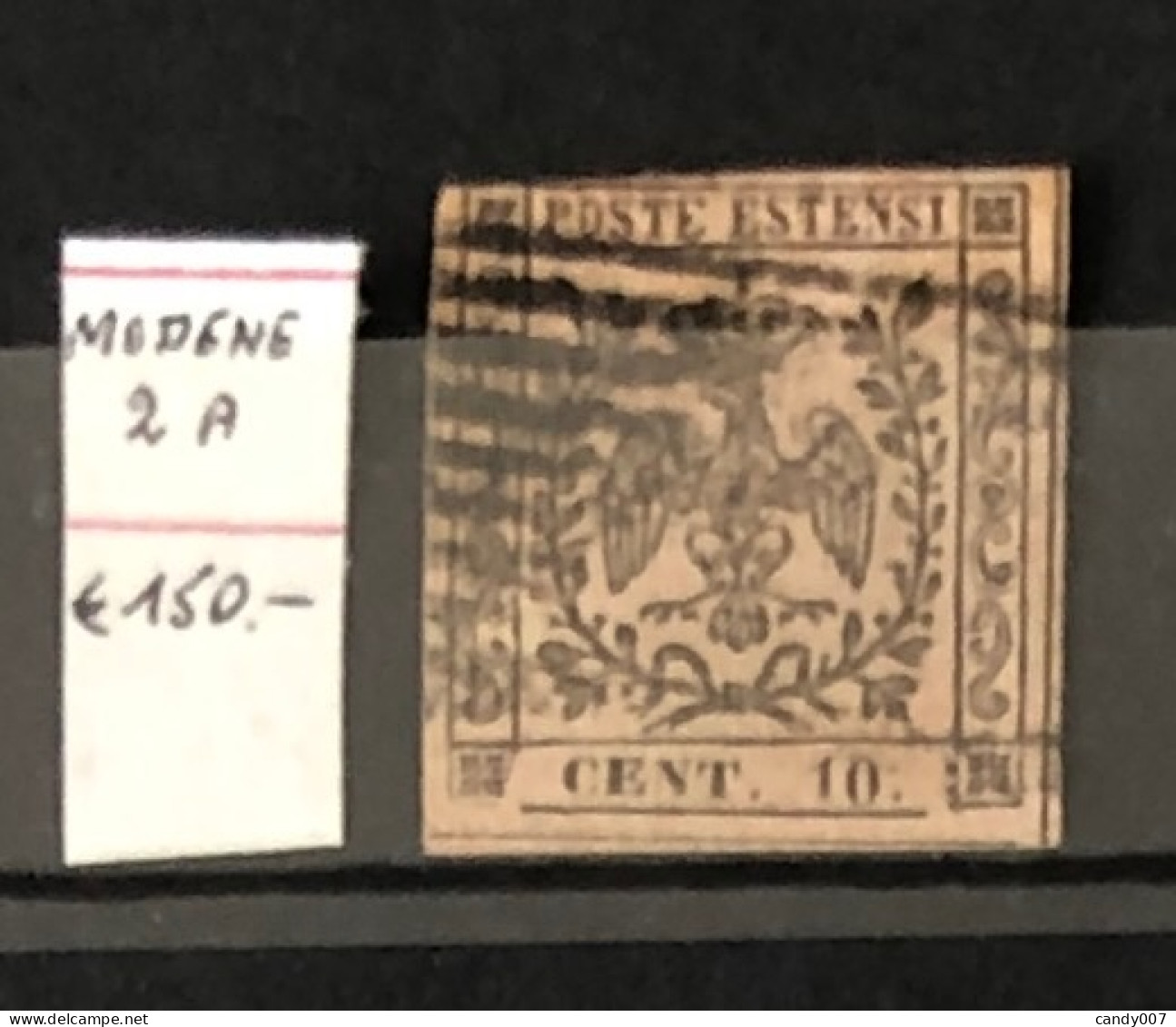 Italie Timbres  Modène N°2A Oblitéré - Modena