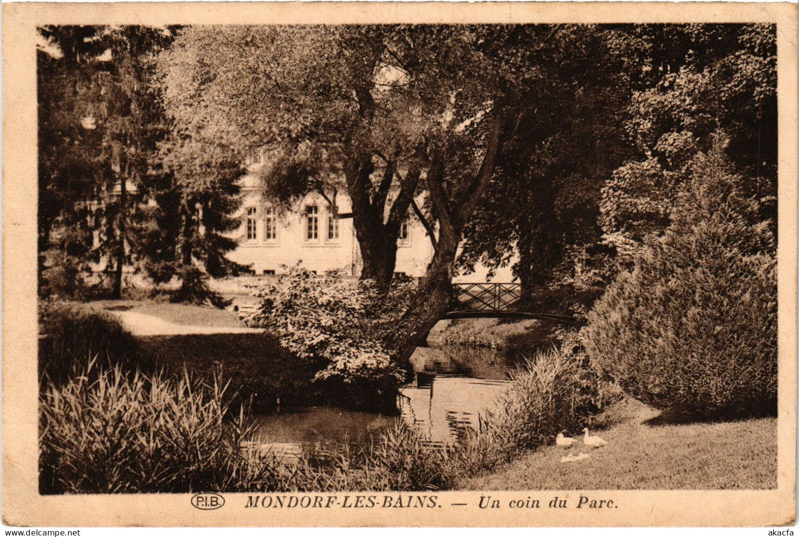 CPA Mondorf-les-Bains Un Coin Du Parc (1279868) - Autres & Non Classés