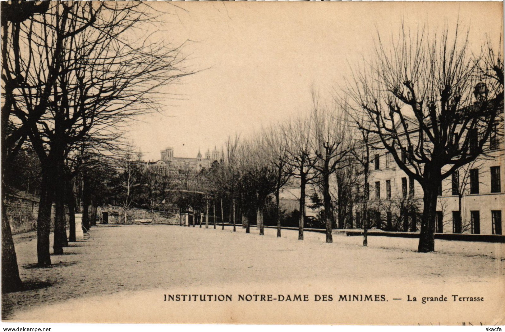 CPA Lyon Inst. Notre-Dame Des Minimes Grande Terrasse (1390559) - Autres & Non Classés