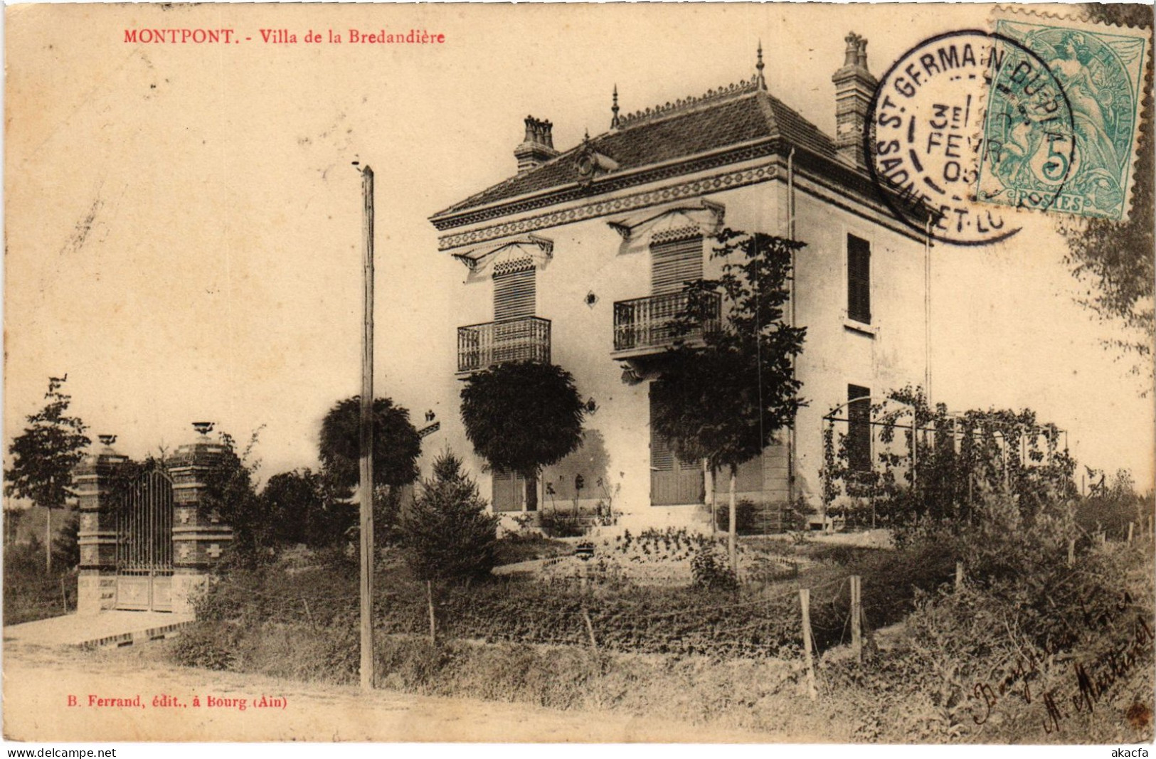 CPA Montpont Villa De La Bredandiere (1390654) - Sonstige & Ohne Zuordnung