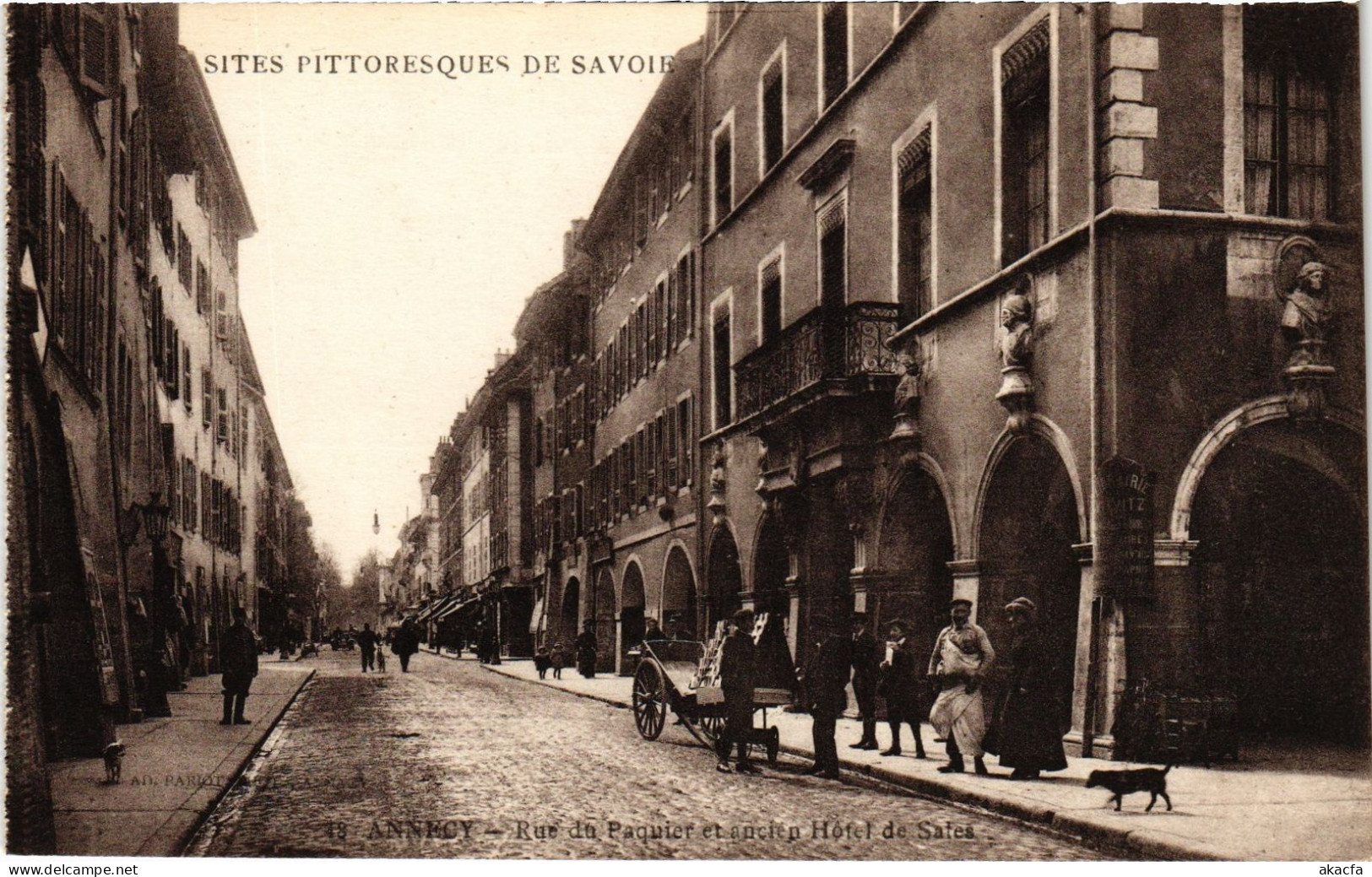 CPA Annecy Rue Du Paquier (1390691) - Annecy