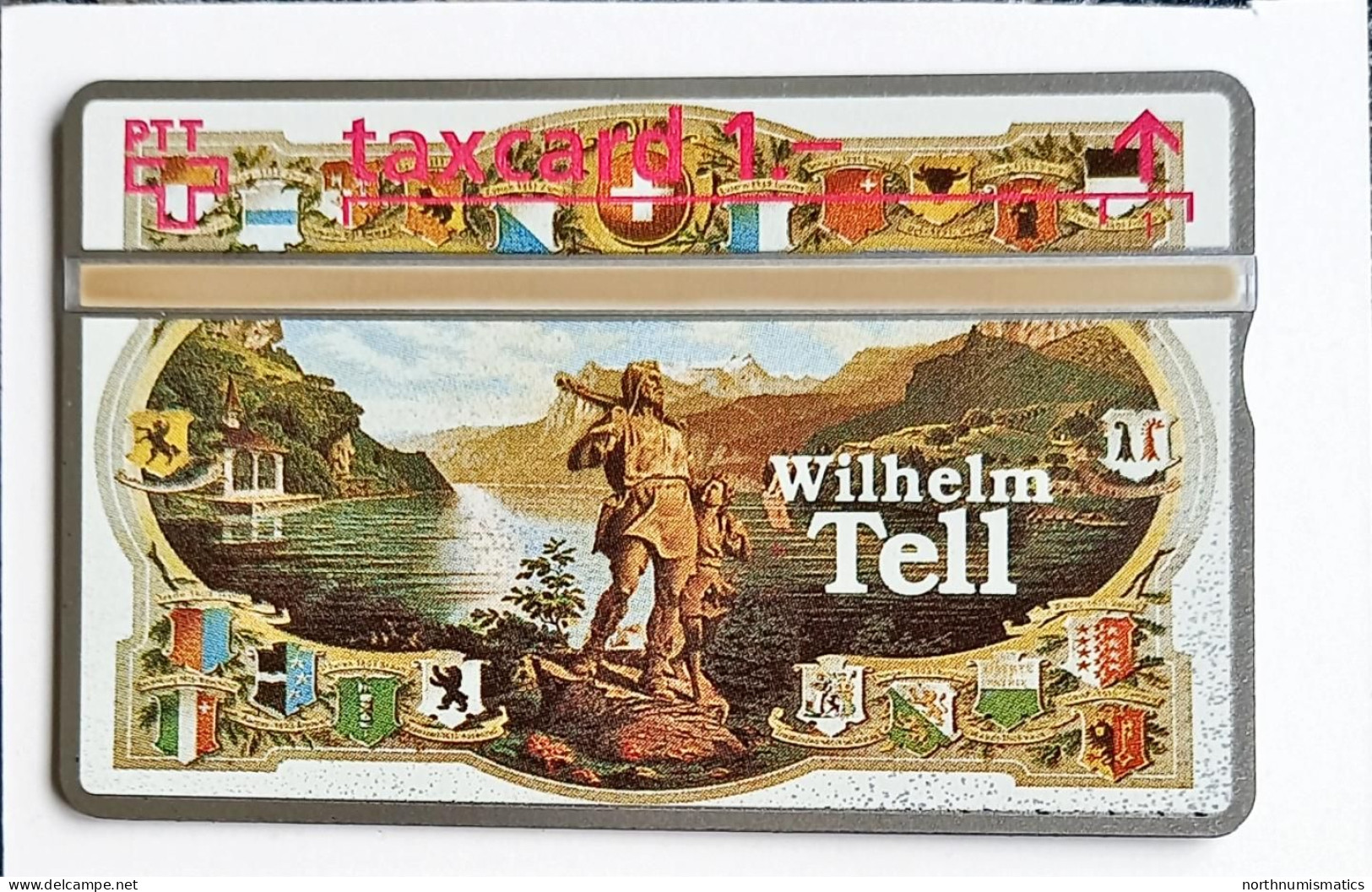 Swiss PTT Taxcard 1  Wilhelm Tell Mint 322L10491 - Lots - Collections