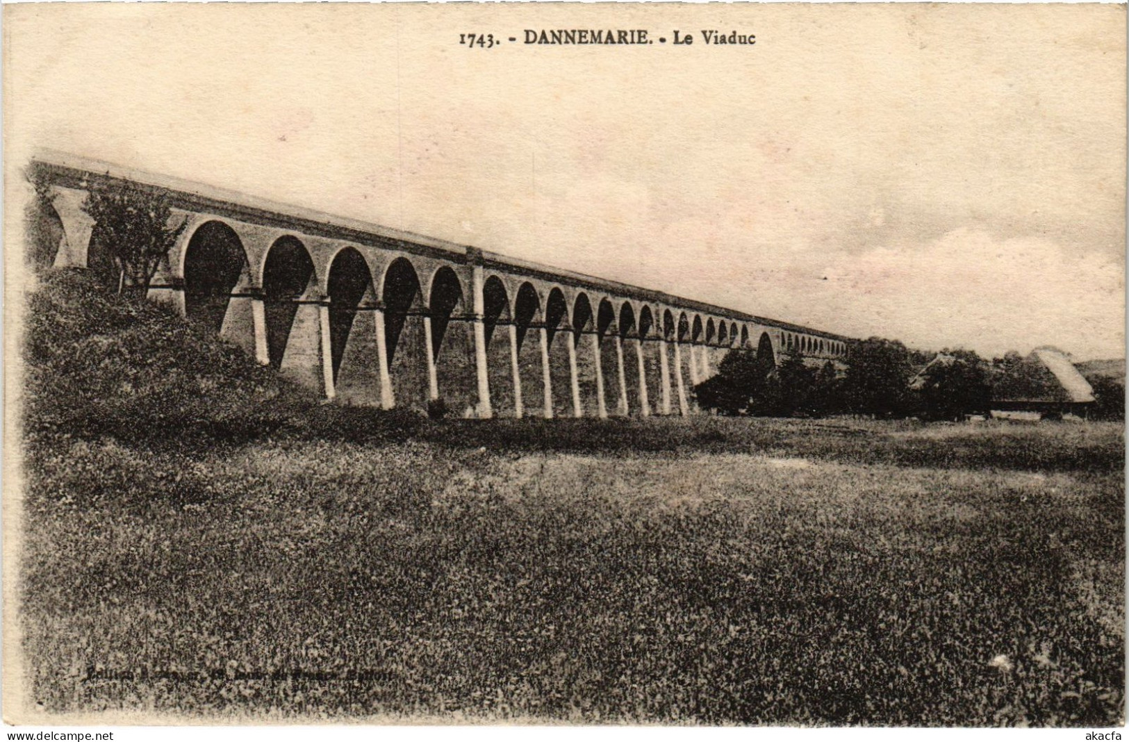 CPA Dannemarie Le Viaduc (1390470) - Dannemarie