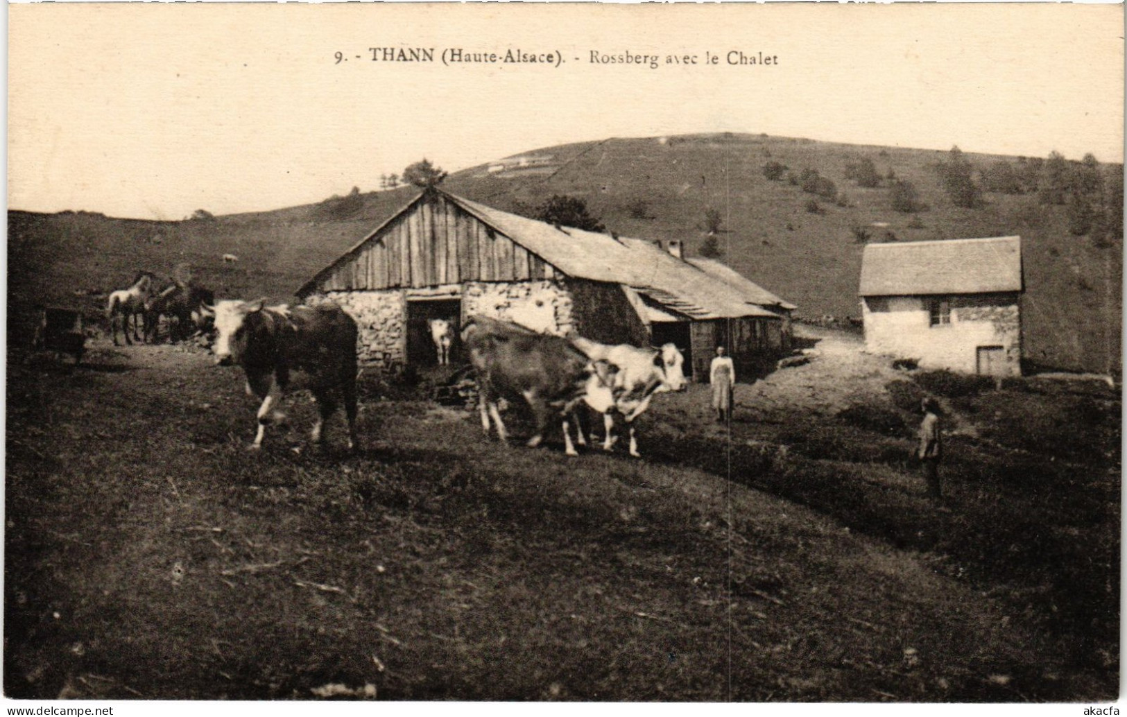 CPA Alsace Thann Rossberg Avec Le Chalet (1390455) - Thann