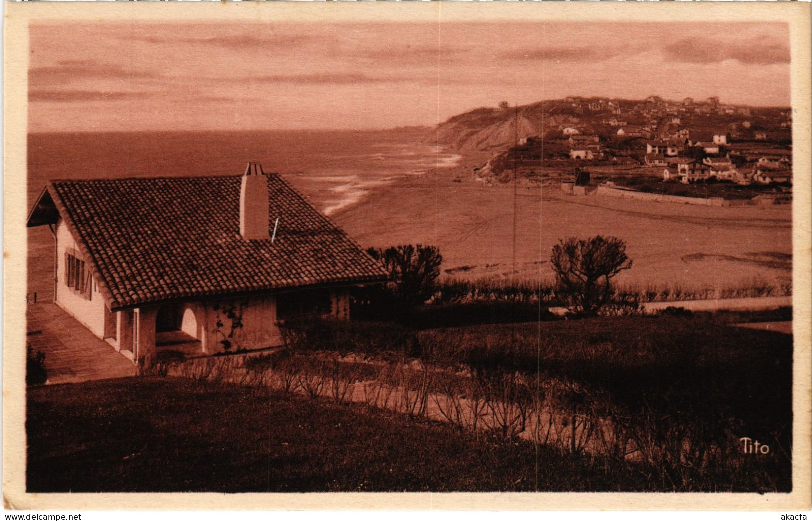 CPA Pays Basque Guéthary Cote De Bidart (1390164) - Guethary