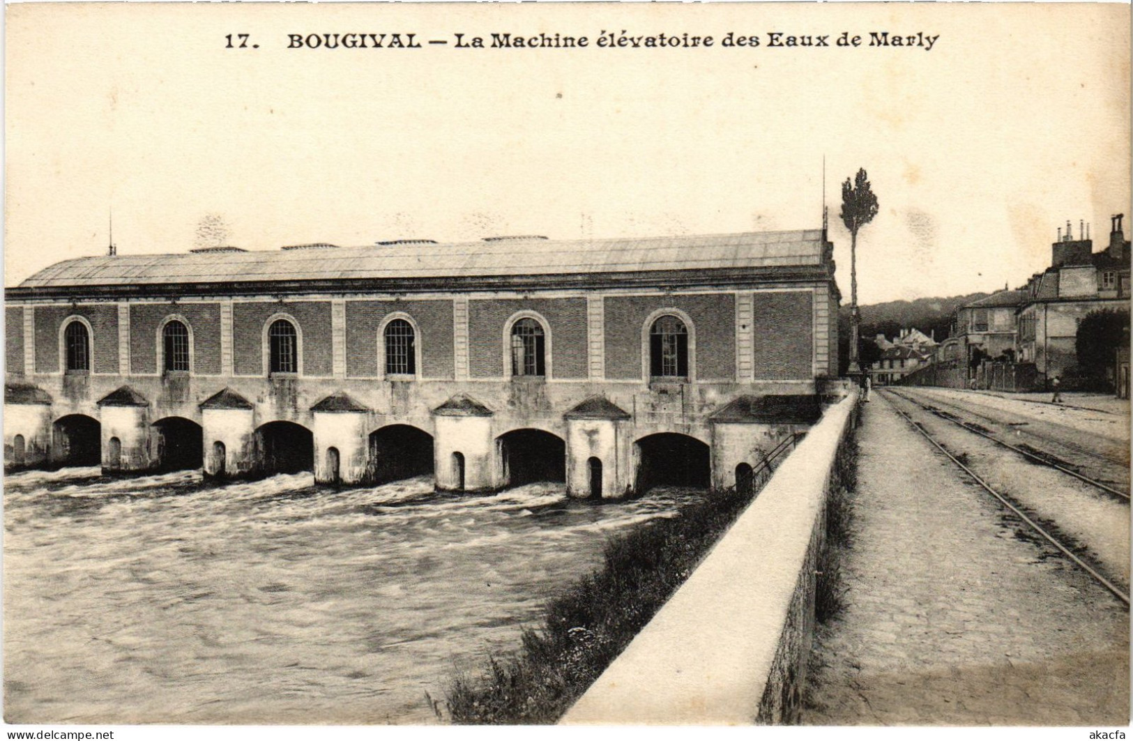 CPA Bougival Machine élévatoire Des Eaux De Marly (1390958) - Bougival