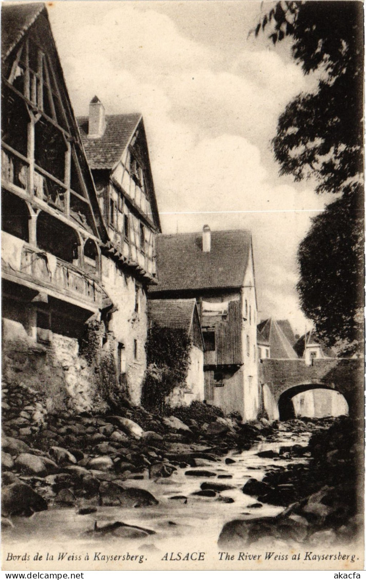 CPA Alsace Kaysersberg Bords De La Weiss (1390421) - Kaysersberg