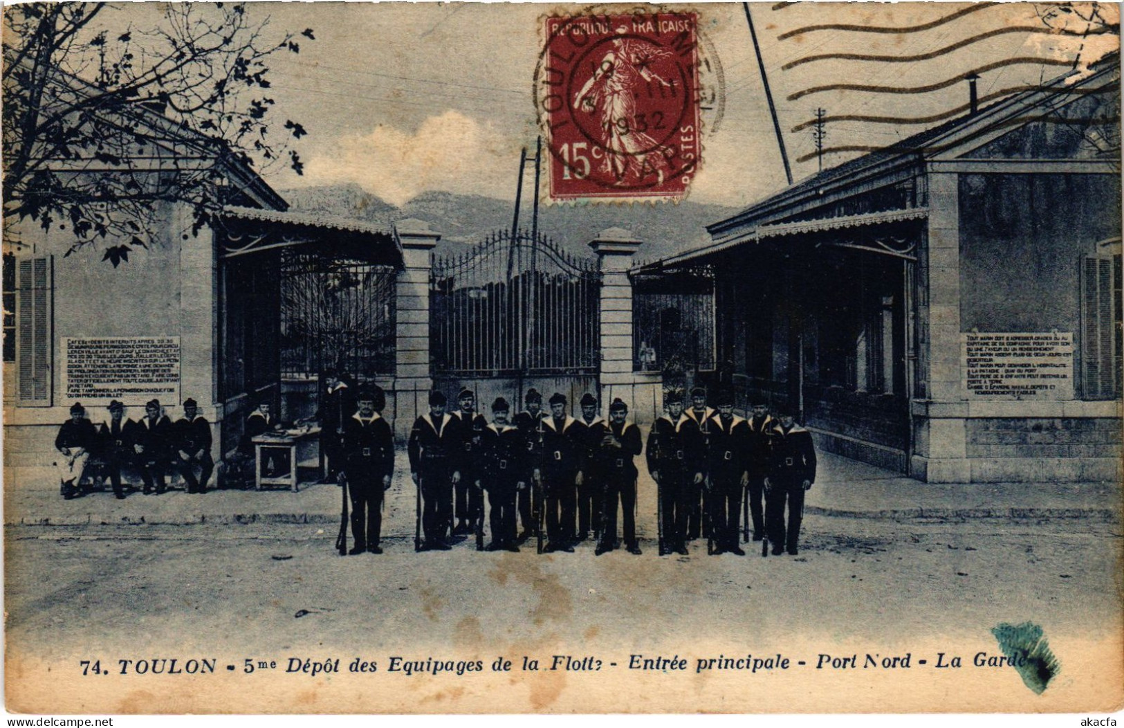 CPA Toulon Depot Des Equipages De La Flotte (1391048) - Toulon