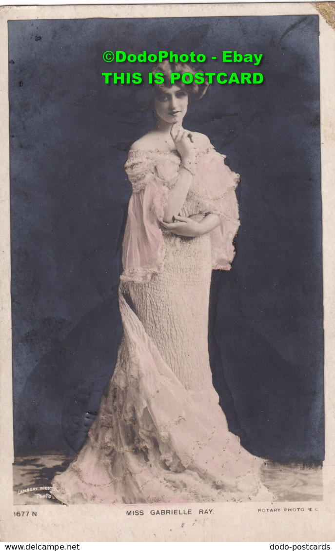 R420007 Miss Gabrielle Ray. Rotary Photo. Series 1677 N. 1905 - World