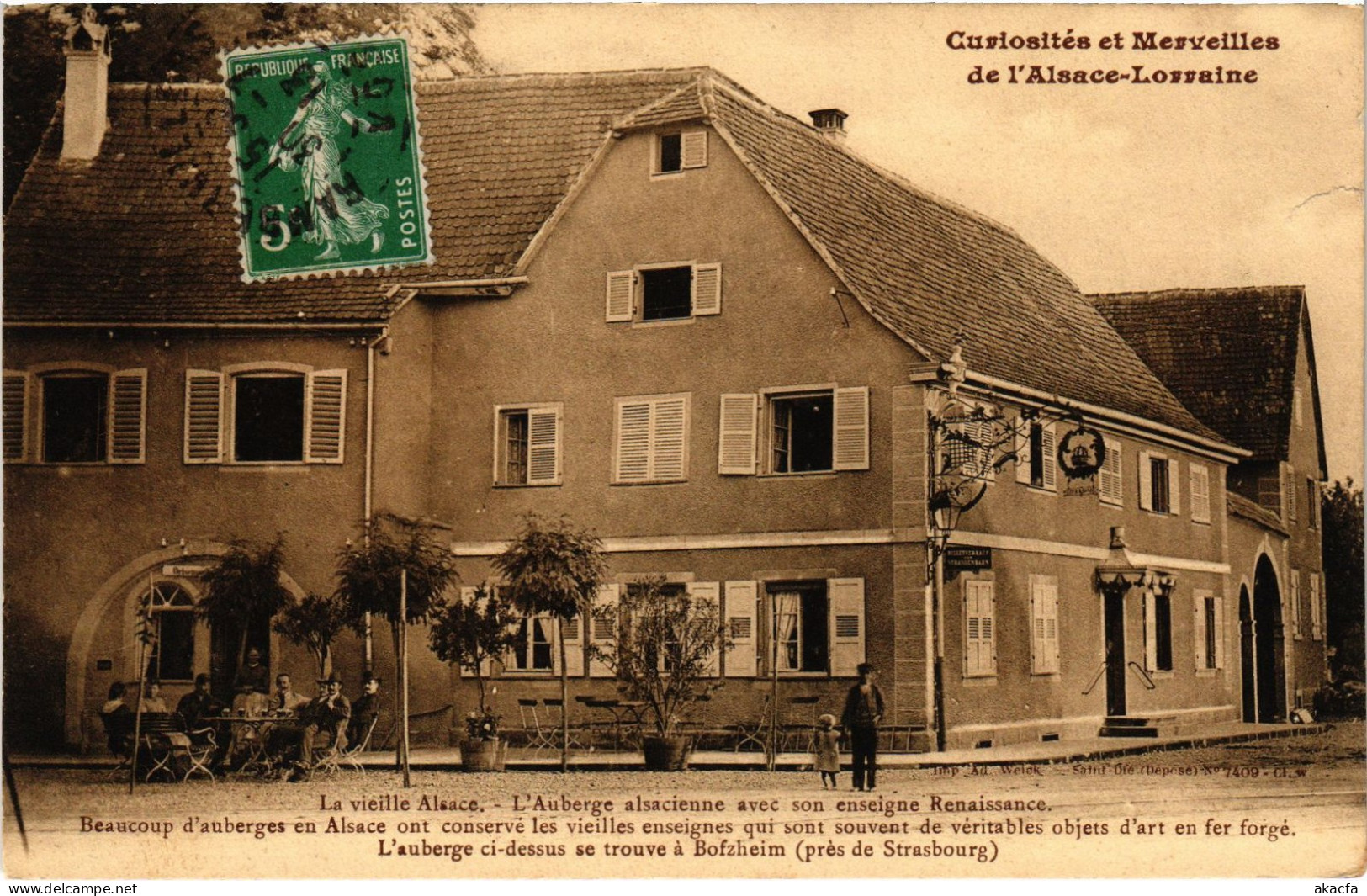 CPA Alsace-Lorraine Bofzheim Auberge (1390293) - Other & Unclassified