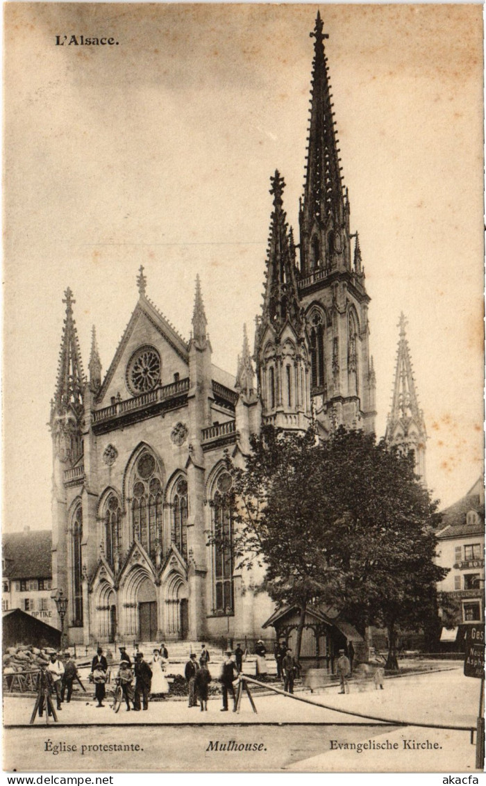 CPA Alsace Colmar Lutheran Church (1390493) - Colmar