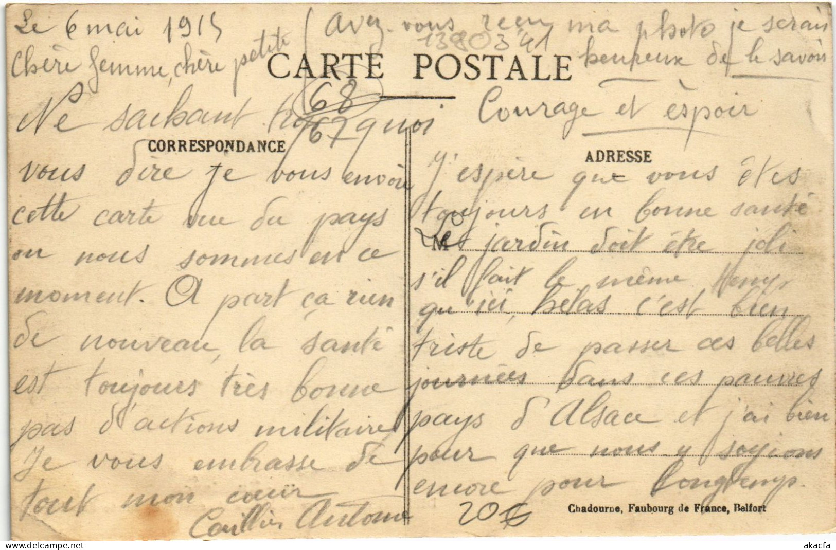 CPA Alsace Diefmatten Maison Alsacien (1390341) - Other & Unclassified