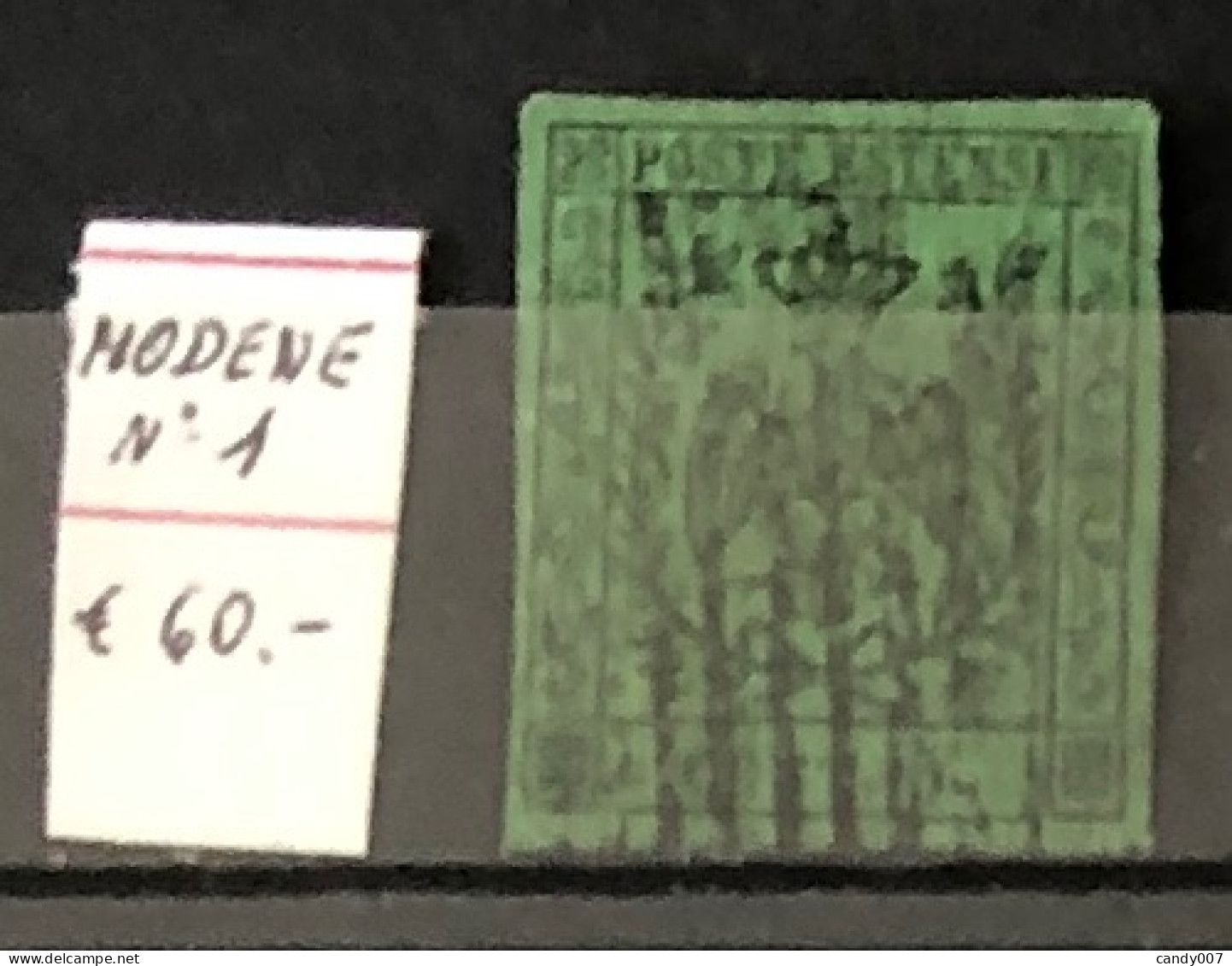 Italie Timbres  Modène N°1 Oblitéré - Modène