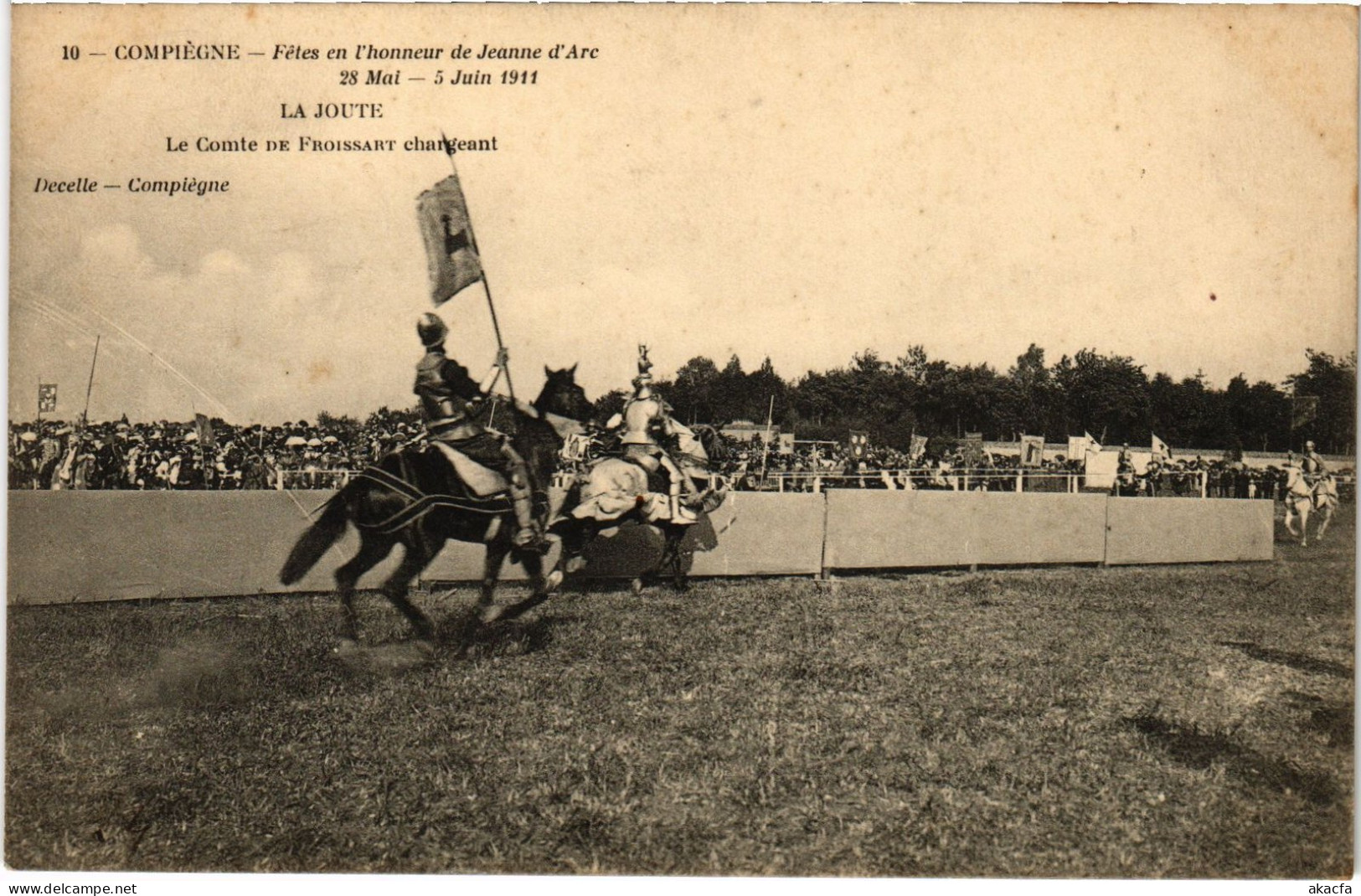 CPA Fetes De Jeanne D'Arc Compiegne La Joute (1279930) - Compiegne