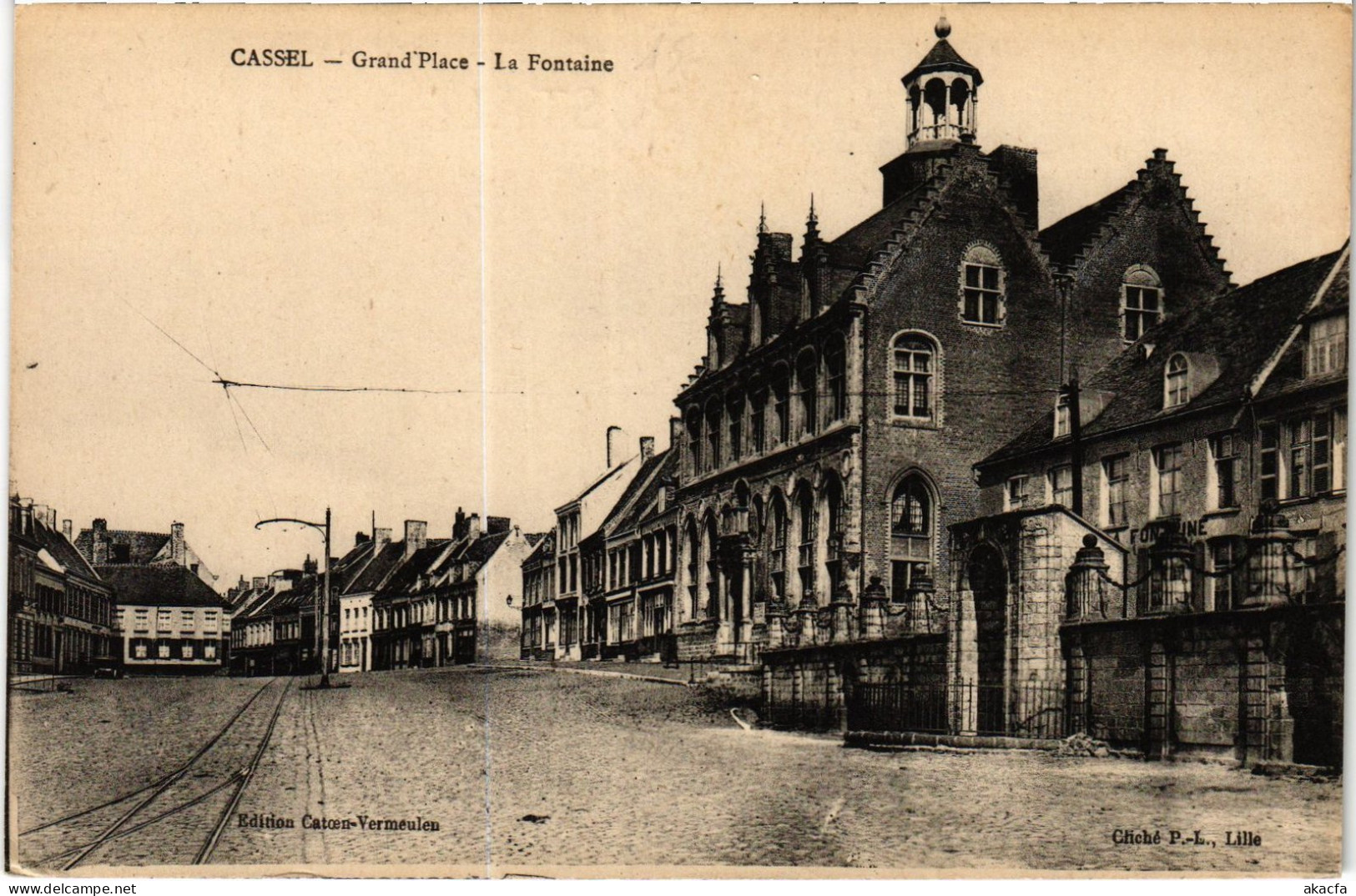CPA Cassel Grande Place La Fontaine (1279901) - Cassel