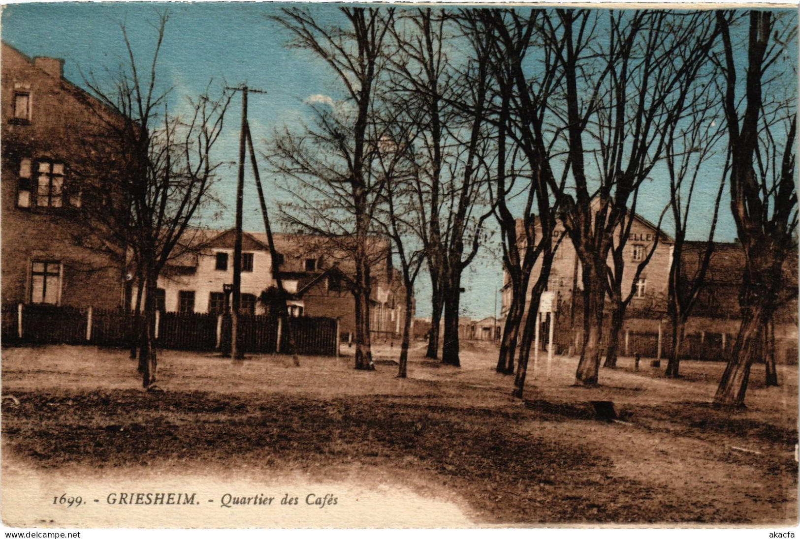 CPA Griesheim Quartier Des Cafés (1390479) - Otros & Sin Clasificación