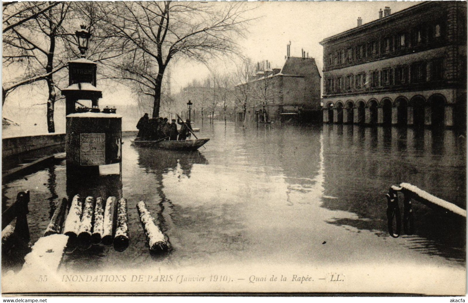 CPA Paris Quai De La Rapée Inondations (1390771) - Inondations De 1910