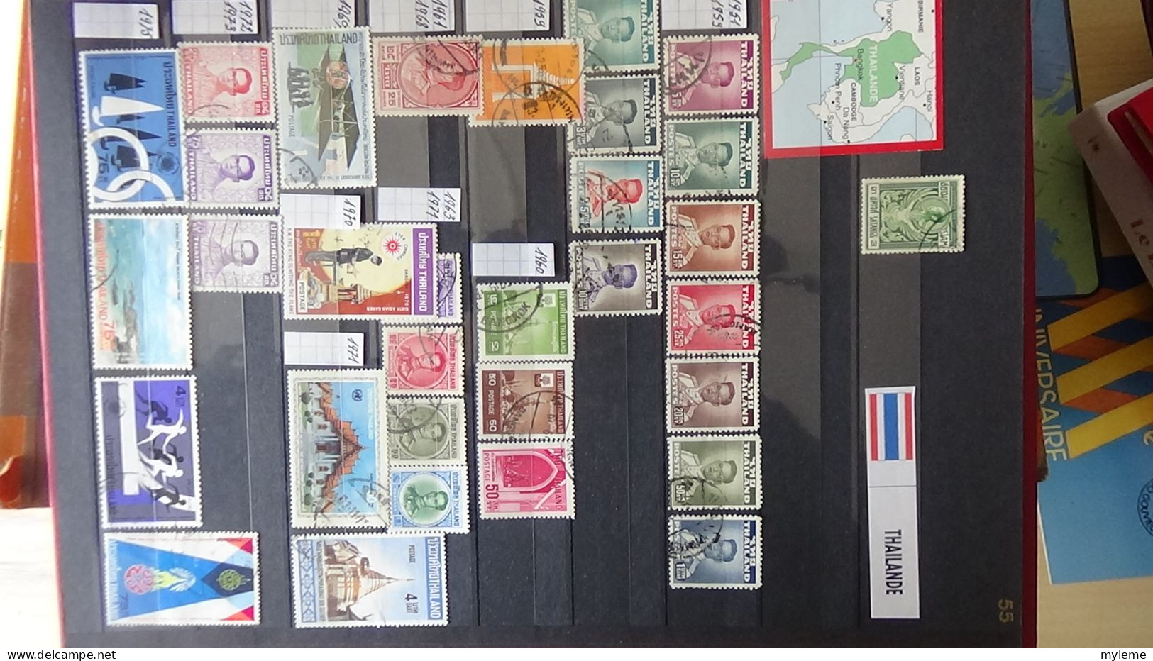 BG3 Ensemble de timbres de divers pays + France PA N° 16 à 37 ** Cote 891 euros. A saisir !!!