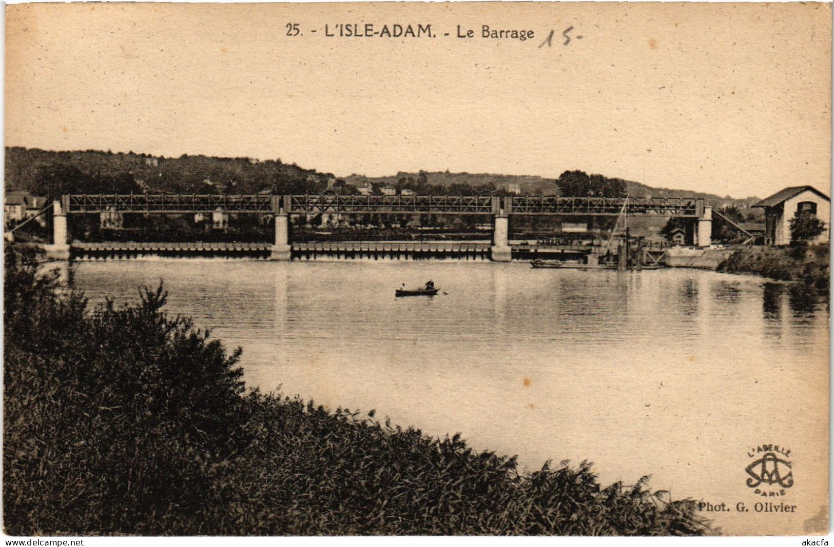CPA L'Isle-Adam Le Barrage (1391225) - L'Isle Adam