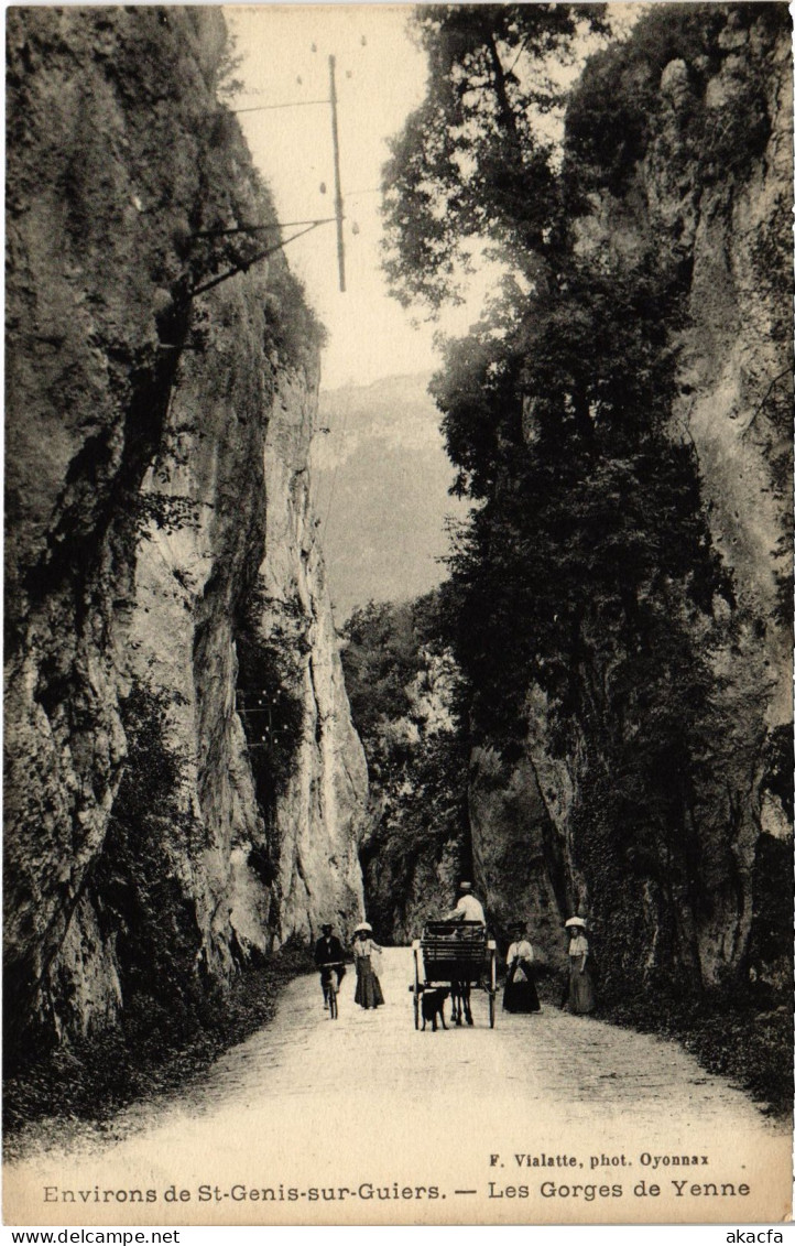 CPA Env. De St-Genis-sur-Guiers Gorges De Yenne (1390727) - Sonstige & Ohne Zuordnung