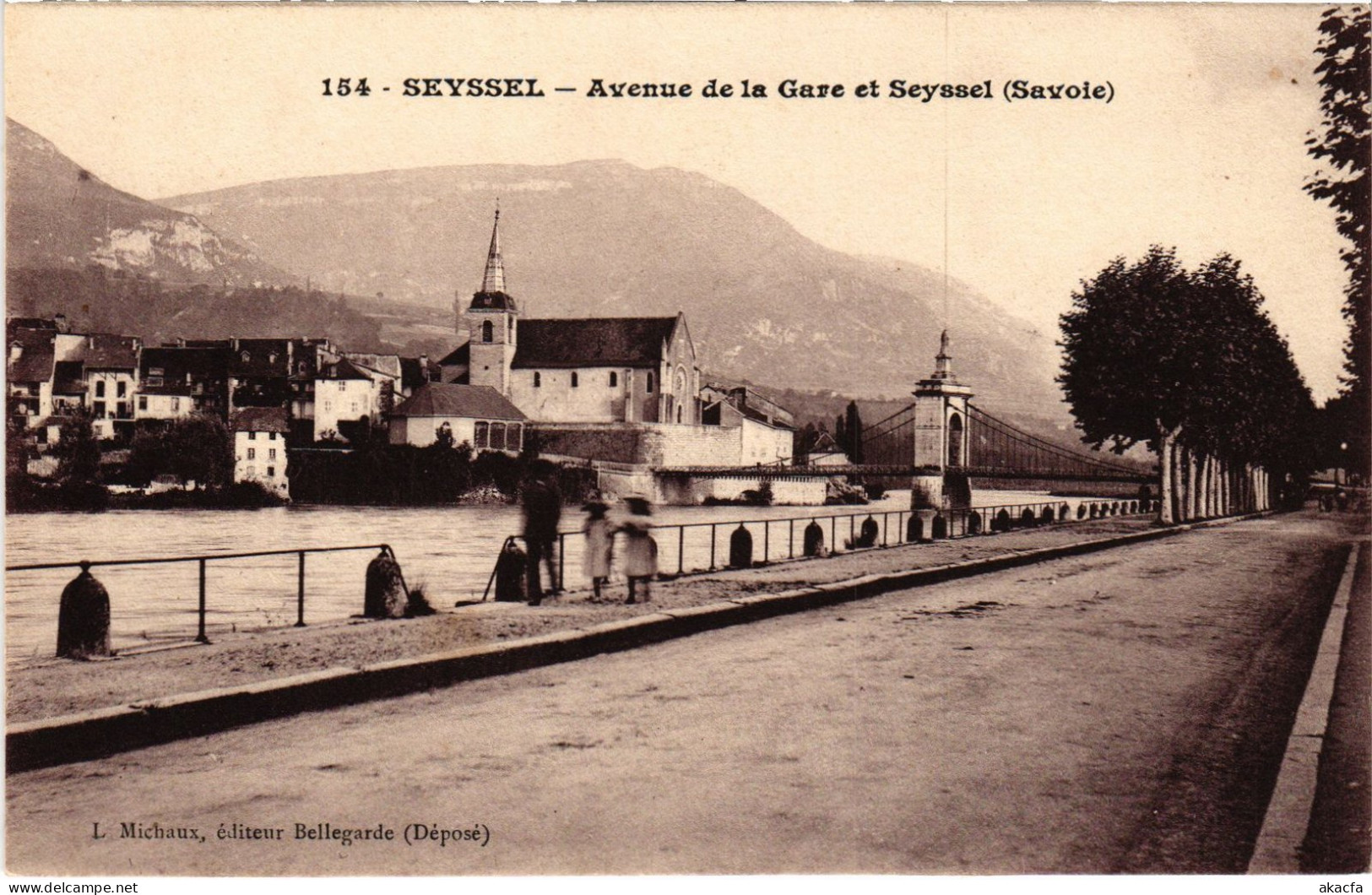 CPA Seyssel Avenue De La Gare Et Seyssel (1390696) - Sonstige & Ohne Zuordnung